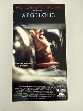 Apollo 13 VHS Tom Hanks Kevin Bacon Space Drama Movie